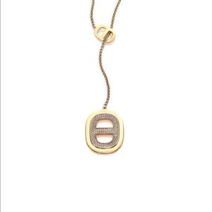 Sold！MK Maritime Lariat Pave Pendant Necklace